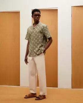 Мужская рубашка с коротким рукавом Green Coast, хаки