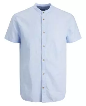 Мужская рубашка с коротким рукавом Jack & Jones, синий