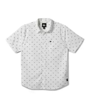 Мужская рубашка с коротким рукавом Kapu Mini Classics Quiksilver, коричневый/бежевый