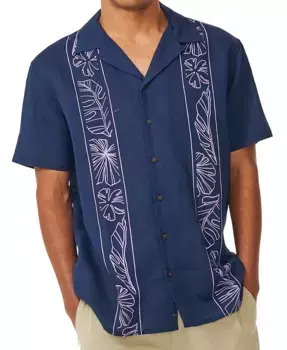 Мужская рубашка с коротким рукавом Mod Tropics Vert Rip Curl, белый