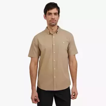 Мужская рубашка с коротким рукавом на пуговицах Quiksilver, цвет twill