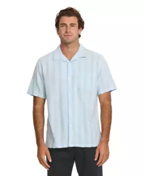 Мужская рубашка с коротким рукавом Nightfall Island Quiksilver, синий