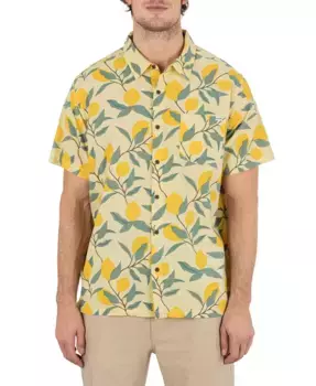 Мужская рубашка с коротким рукавом Rincon Hurley, желтый