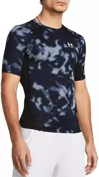 Мужская рубашка с коротким рукавом с принтом Under Armour HeatGear Armor