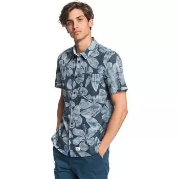 Мужская рубашка с коротким рукавом Sable dor, мужская рубашка для серфинга QUIKSILVER, цвет blau