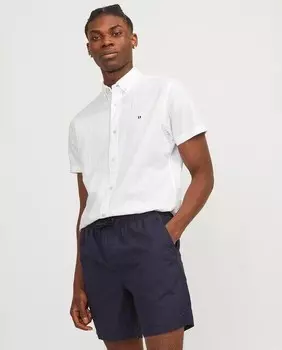 Мужская рубашка с короткими рукавами Jack & Jones, белый