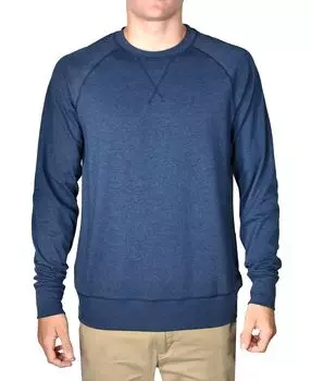 Мужская рубашка с круглым вырезом из эластичного джерси с длинными рукавами Vintage 1946, мульти