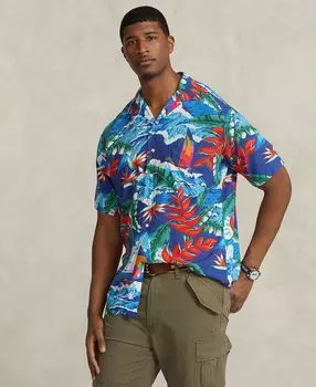 Мужская рубашка с принтом Big & Tall Hoffman Camp Polo Ralph Lauren