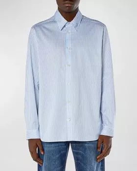 Мужская рубашка S-Turner-Stripe-D Diesel, цвет Light/Blue
