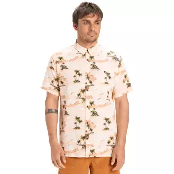 Мужская рубашка Safe Paradise Quiksilver, светло-оранжевый