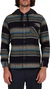 Мужская рубашка Salty Crew Outskirts с флисовым капюшоном, черный