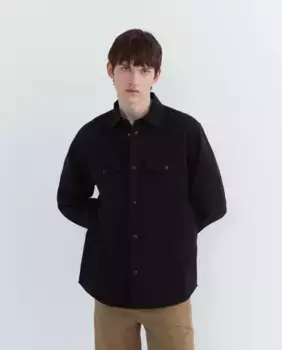 Мужская рубашка Санта-Фе с длинным рукавом Carhartt WIP, черный