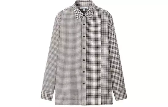 Мужская рубашка серии Jw Anderson Co-Branded Uniqlo, серый