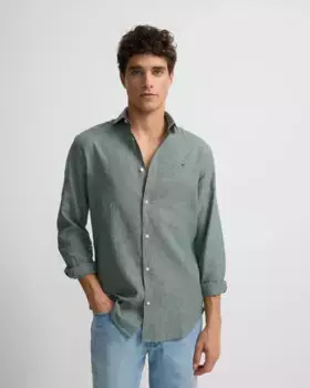 Мужская рубашка Sport Soft Silbon, темно-зеленый