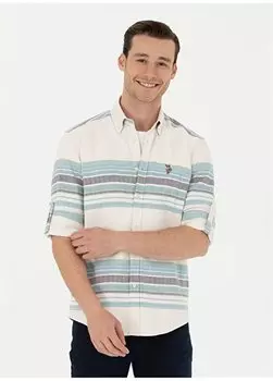 Мужская рубашка стандартного кроя с воротником на пуговицах TORAST U.S. Polo Assn.