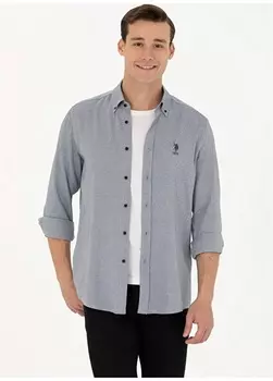Мужская рубашка стандартного кроя с воротником на пуговицах U.S. Polo Assn.