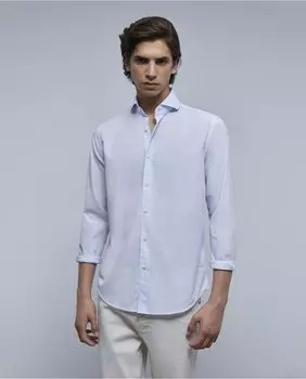 Мужская рубашка стандартного кроя в синюю полоску Scalpers, синий