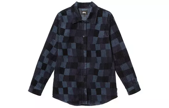 Мужская рубашка Stussy, цвет Blue