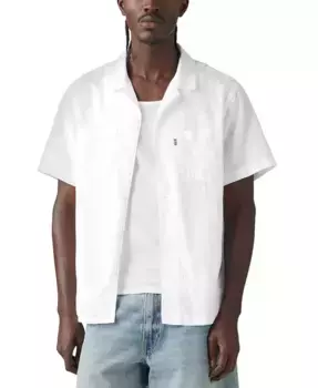 Мужская рубашка свободного кроя с отложным воротником Camp Collar Levi's, белый