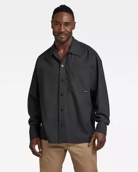 Мужская рубашка свободного покроя Boxy Fit, застежка на пуговицы G-Star Raw, мультиколор