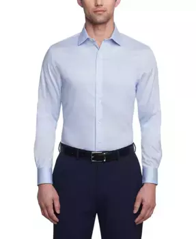 Мужская рубашка TH Flex Slim Fit из эластичного твила без складок Tommy Hilfiger, розовый