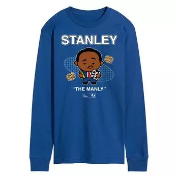 Мужская рубашка The Office Stanley с длинным рукавом, Синяя Licensed Character, синий