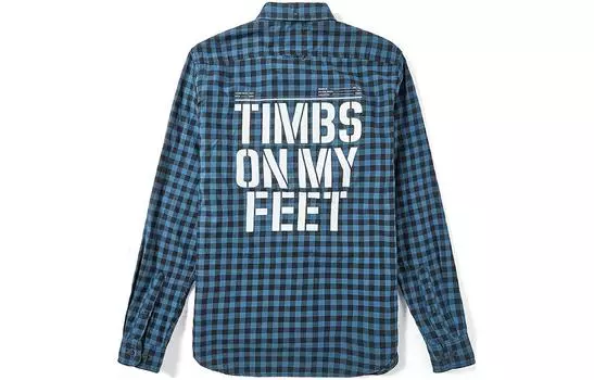 Мужская рубашка Timberland, цвет Blue