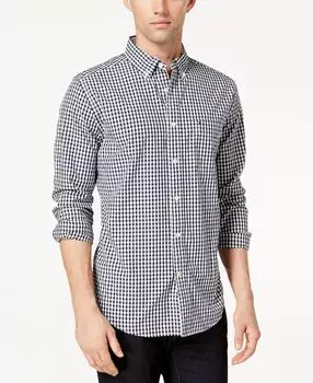 Мужская рубашка Tommy Hilfiger Big & Tall Classic-Fit Twain Stretch Check, мульти (Размер L Tall)
