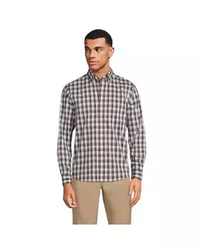 Мужская рубашка традиционного кроя Comfort-First с CoolMax Lands' End