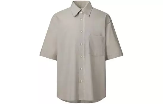 Мужская рубашка U Collection Smoke Grey Uniqlo, серый