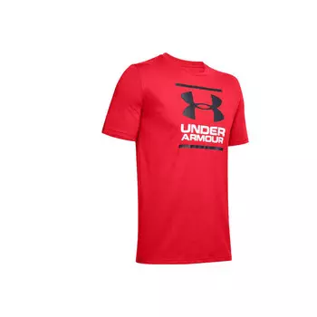 Мужская рубашка Under Armour, цвет rot/schwarz/schwarz