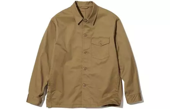 Мужская рубашка UNIQLO, цвет Beige