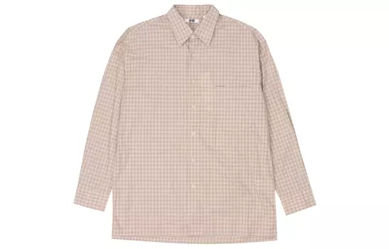 Мужская рубашка UNIQLO, цвет Beige