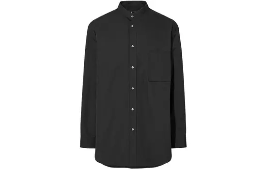 Мужская рубашка UNIQLO, цвет Black