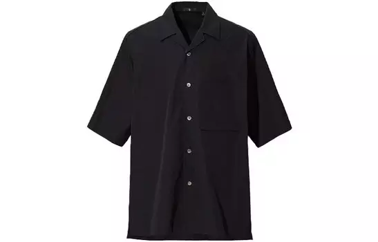 Мужская рубашка UNIQLO, цвет Black