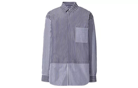 Мужская рубашка UNIQLO, цвет Blue