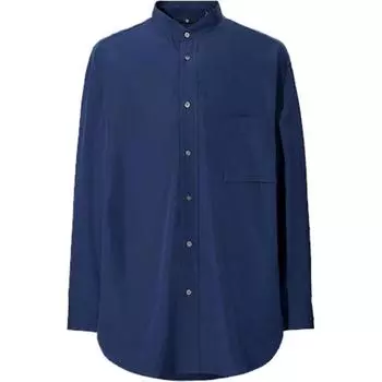 Мужская рубашка UNIQLO, цвет Blue