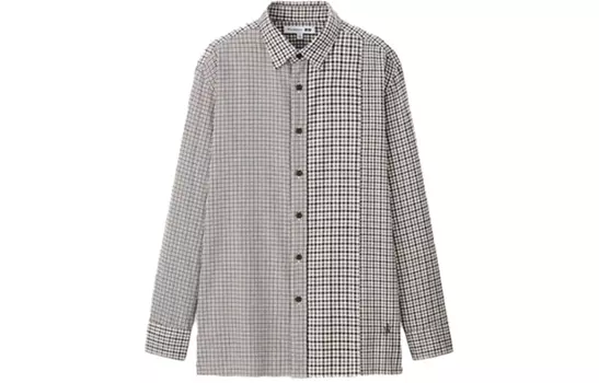 Мужская рубашка UNIQLO, цвет Camel