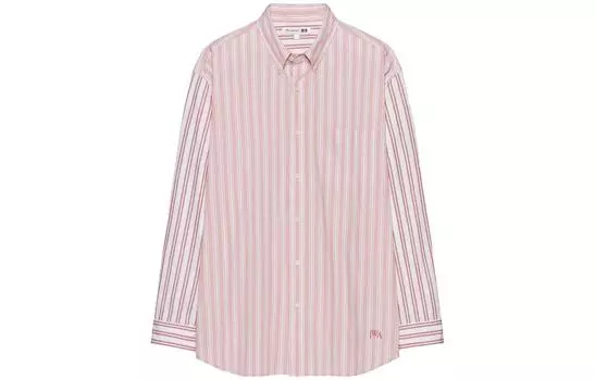 Мужская рубашка UNIQLO, Пурпурный