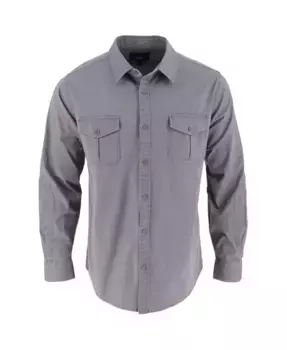 Мужская рубашка Utility Stretch Shop с длинным рукавом на пуговицах Thorogood, серый