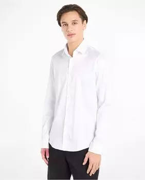 Мужская рубашка узкого кроя Calvin Klein, белый