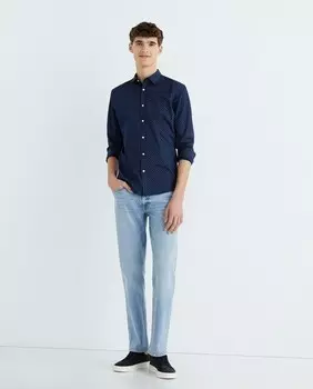 Мужская рубашка узкого кроя Jack & Jones, темно-синий