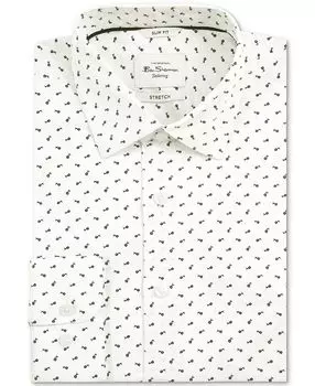 Мужская рубашка узкого кроя с цветочным принтом Ben Sherman