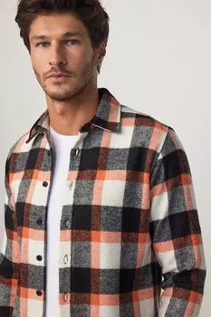 Мужская рубашка узкого кроя в клетку Lumberjack Slim Fit TUDORS, смешанный