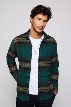 Мужская рубашка узкого кроя в клетку Lumberjack Slim Fit TUDORS, смешанный