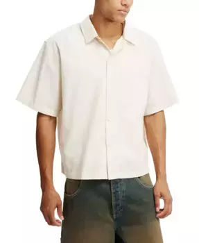 Мужская рубашка Ventura с коротким рукавом COTTON ON, белый