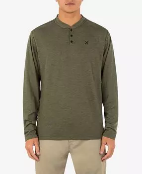 Мужская рубашка vista henley на пуговицах с длинным рукавом Hurley