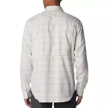 Мужская рубашка в клетку с длинным рукавом Columbia Silver Ridge Utility Lite, цвет Sea Salt/Multi Plaid