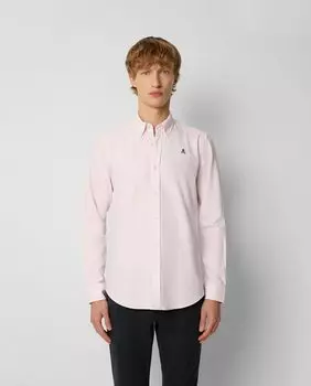 Мужская рубашка в обычную полоску розового цвета Scalpers, розовый