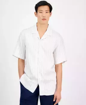 Мужская рубашка в полоску Alfani, белый